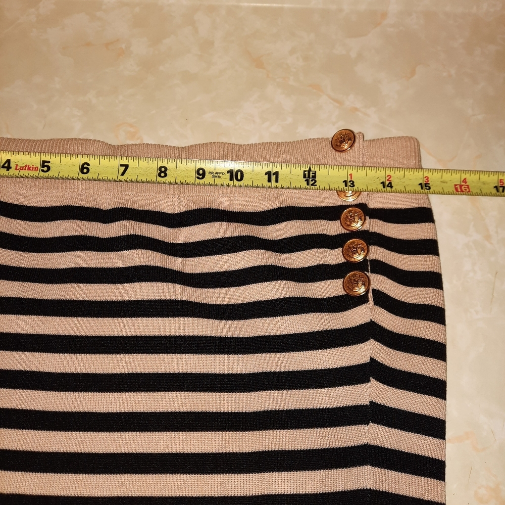 Cider Black and Cream Strapless Dress - Picture 2 of 5